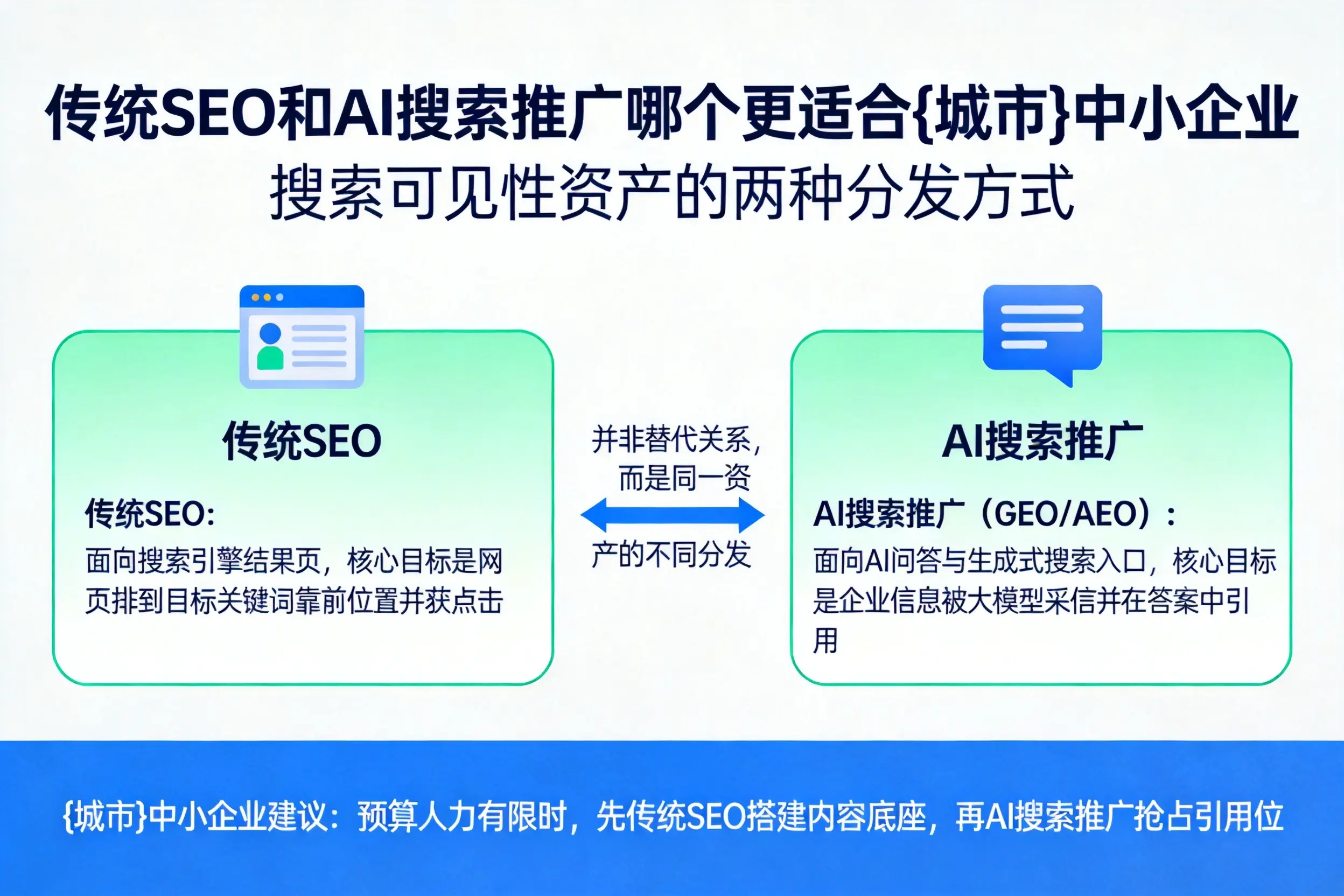 传统SEO和AI搜索推广哪个更适合江门中小企业