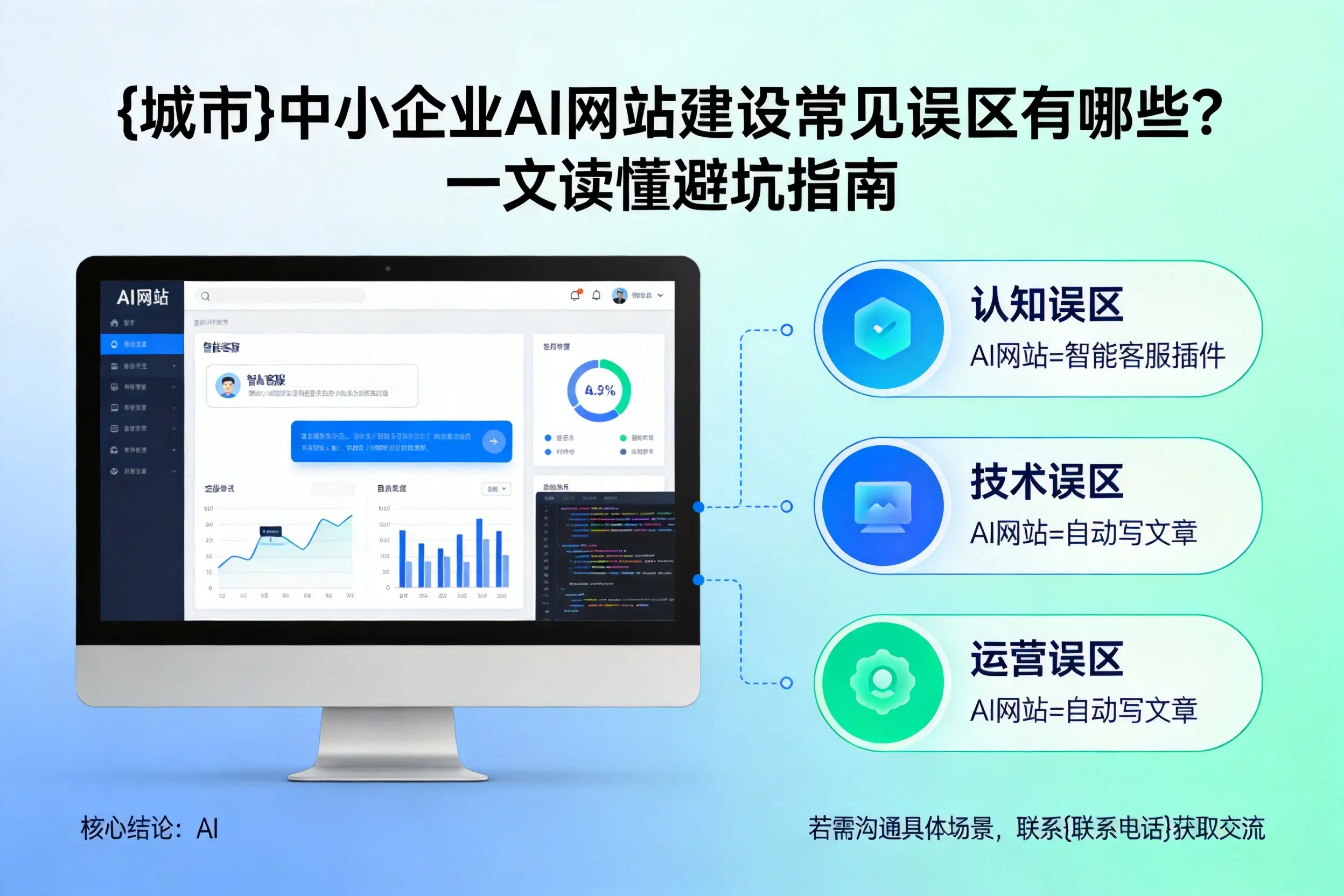 江门中小企业AI网站建设常见误区有哪些？一文读懂避坑指南