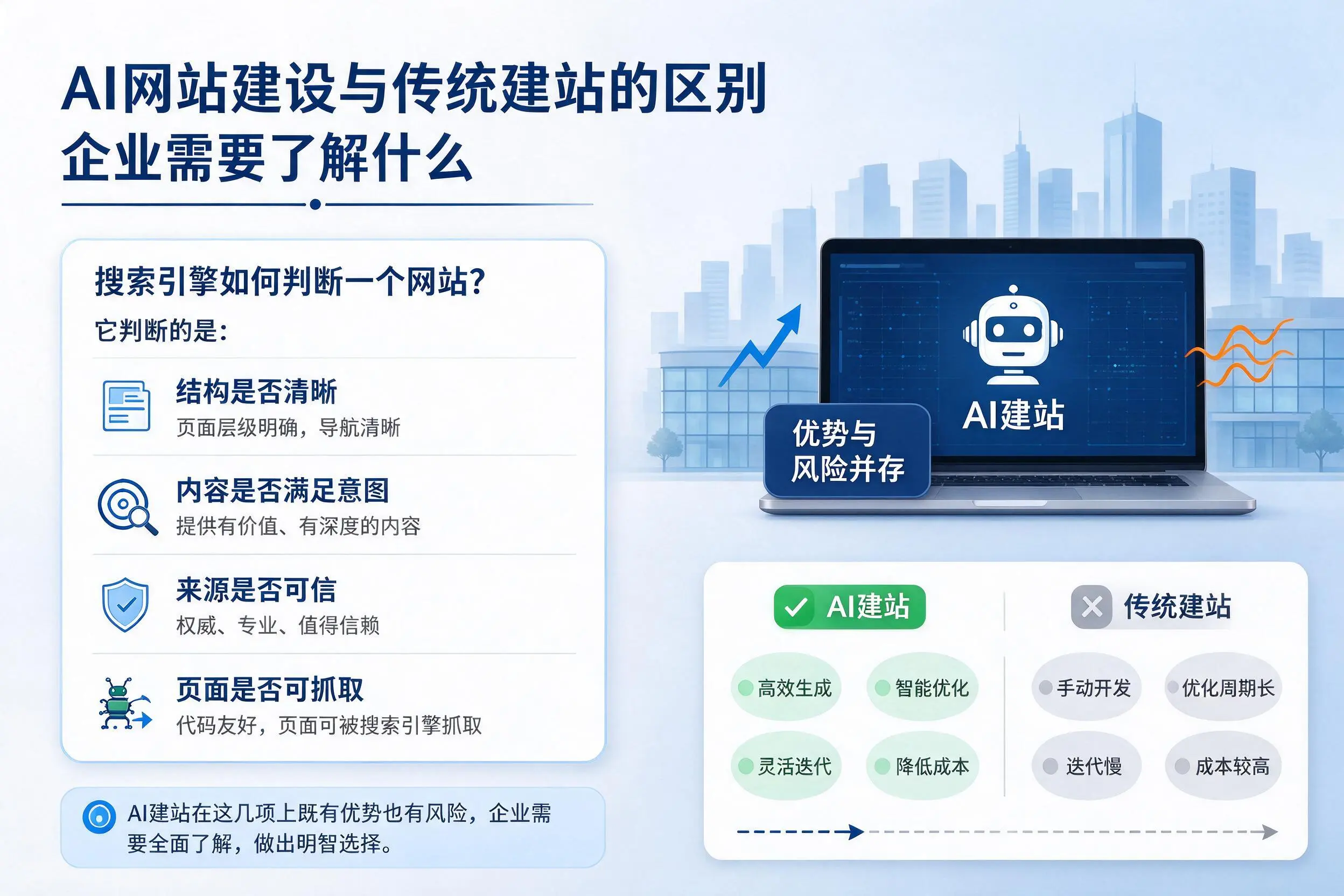 AI网站建设与传统建站的区别,江门企业需要了解什么