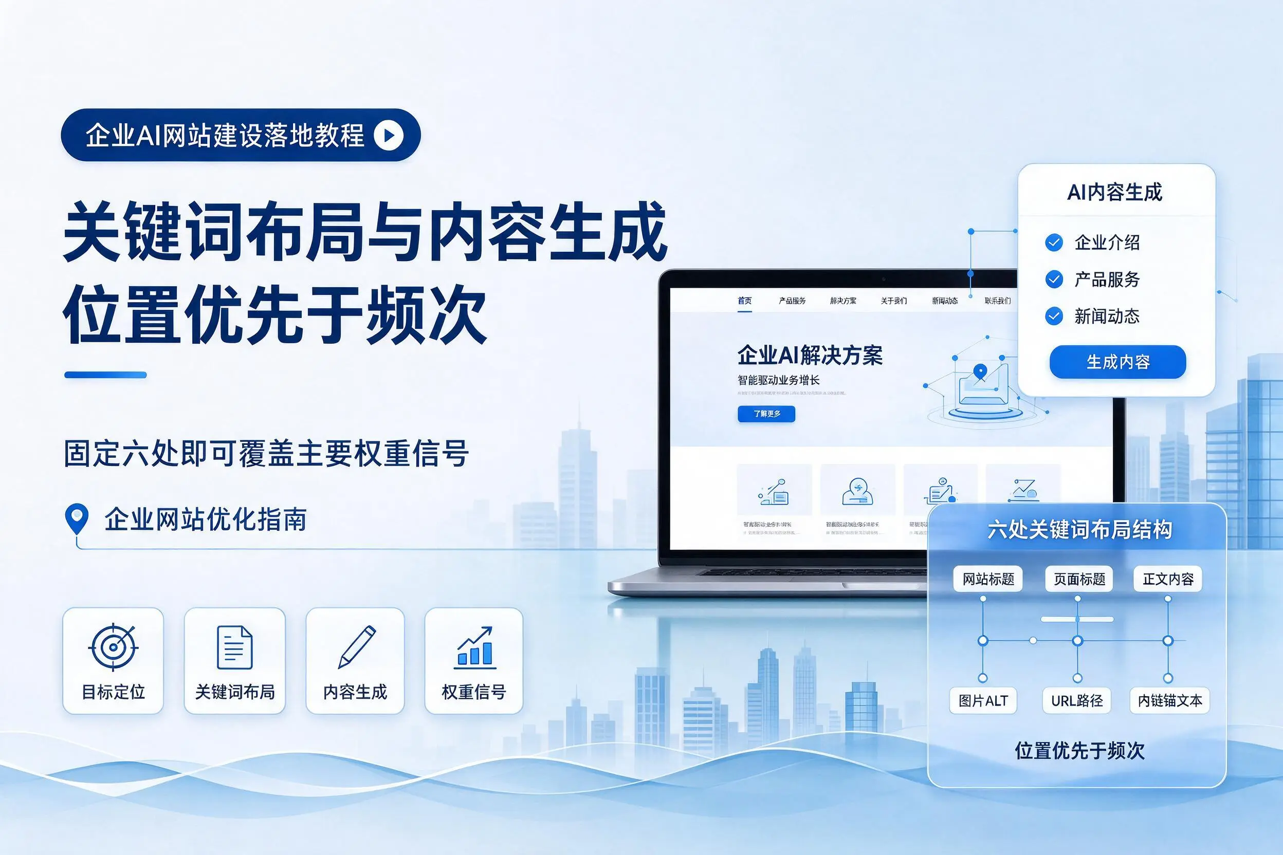 江门企业AI网站建设落地教程:关键词布局与内容生成