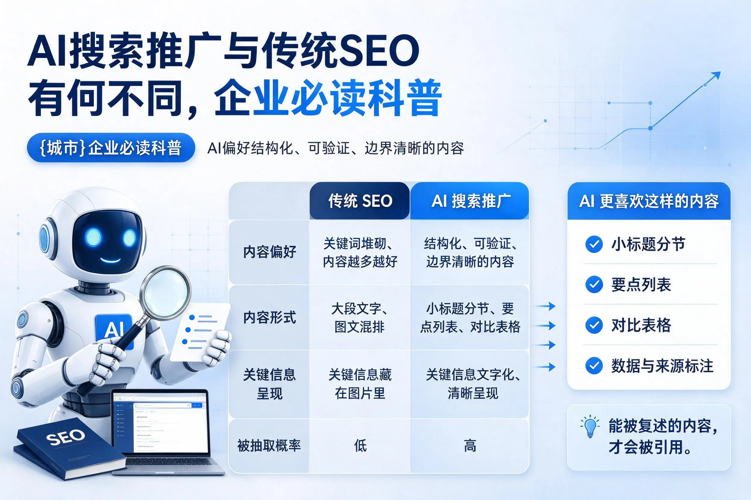AI搜索推广与传统SEO有何不同,江门企业必读科普